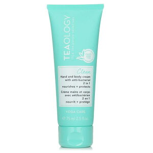 �y���������zteaology yoga care clean 2 in 1 bacterial hand & body cream 75ml�y�y�V�C�O�����z