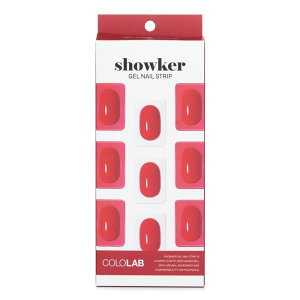 yԗDǃVbvzcololab showker gel nail strip # csf511 kiss you red 1pcs[yVCO]