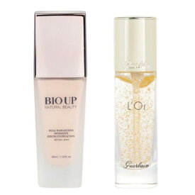 [送料無料]ゲラン lor radiance concentrate with pure gold makeup + bio up rose collagen intensive serum foundation spf50 30ml 2pcs[楽天海外直送]