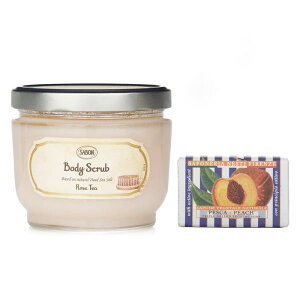 yzT{ sabon body scrub-rose tea & nesti dante le deliziose natural soap-peach 2pcs[yVCO]