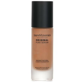【月間優良ショップ】 ベアミネラル original pure serum radiant natural liquid foundation mineral spf 20-medium deep neutral 4.5 30ml [楽天海外直送]