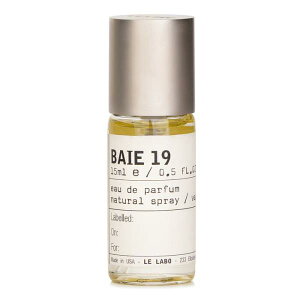 �y���������z�� ���{ Le labo Baie 19 �I�[�h�p���t�@���X�v���[ 15ml�y�y�V�C�O�����z