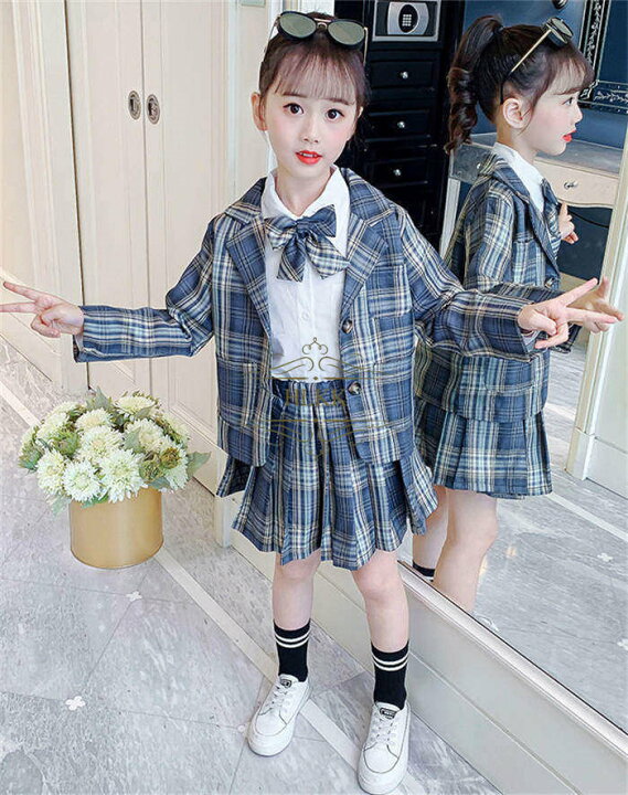 楽天市場 子供スーツ 3点セット スクール制服 長袖 上下セット 入学式 スーツ 女の子 子供服 女子制服 スクール制服 Jk制服 学生服 小学校 子供 ジュニア コスプレ衣装 可愛い 女子高生 Jk服 学園祭 卒業式 スーツ Hlカンパニー