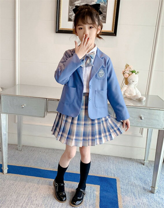 楽天市場】[お得な四点セット]入学式 スーツ キッズ 女の子 スーツ 