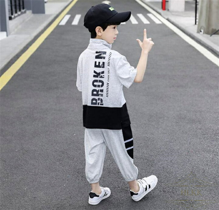 キッズ 子供服 2点セット 2色100 160 Ksfa032 Tシャツ ゆったり ジュニア セットアップ パンツ 上下セット 半袖 可愛い 夏 男の子 薄手 人気ブランドの セットアップ キッズ 子供服 2点セット 2色100 160 Ksfa032 Tシャツ ゆったり ジュニア セットアップ パンツ 上下セット 半袖 可愛い 夏 男の子 薄手 人気ブランドの セットアップ