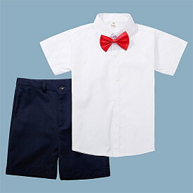 スクール 制服 学生服 子供服 4点セット フォーマル スーツ スクールシャツ 半袖 春夏 男の子 女の子 小学生 シャツ ショートパンツ 入学式 卒業式 卒業服 入園式 ジュニア 高校生 中学生 お受験 セットアップ 入学式 七五三 発表会
