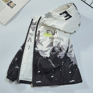 マウンテンパーカー キッズ ジュニア 男の子 ジャケット 子供服 フード付き コート ウインドブレーカー 防風 ジャンパー ゆったり 軽アウター ブルゾン 小学生 中学生 登山 アウトドア カジ