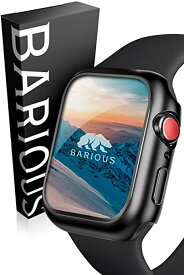 BARIOUS BARIGUARD3 for AppleWatch アップルウォッチ用 防水 保護ケース マットブラック Apple Watch Series6 Series5 Series4 SE 対応 44mm