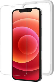 NIMASO ガラスフィルム iPhone12mini 用 強化 ガラス 保護 フィルム ガイド枠付き アイフォン 12 ミニ 対応 NSP20I103