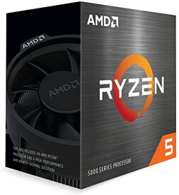 AMD Ryzen 5 5500, with Wraith Stealth Cooler 3.6GHz 6コア / 12スレッド19MB 65W 国内正規代理店品 100-100000457BOX シルバー