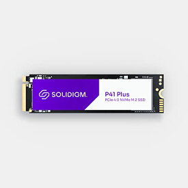 Solidigm ソリダイム P41 Plus シリーズ SSD M.2 2280フォームファクタ 対応 、 PCIe 4.0 インタフェース サポート 1TB / SSDPFKNU010TZX1 / A 国内正規流通品