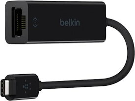 Belkin USB-C to Gigabit Ethernet 変換アダプター 有線LAN iPad Pro/MacBook Pro/Air Surface/Chromebook対応 F2CU040BTBLK