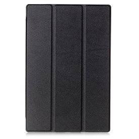 Trocent Sony Xperia Z4 Tablet ケース docomo SO-05G / au SOT31 ケース スタンド機能付き 三つ折型 超薄型 内蔵マグネット開閉式 PUレザーカバー スリープ喚起機能付け (Z4 Tablet, 三