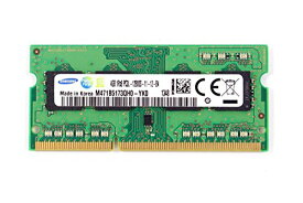 Samsung(サムスン) ノートパソコン用DDR3低電圧メモリー 4GB 1rx8pc3l-12800s-11-13-b4 M471B5173QH0-YK0