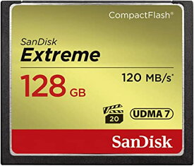 SanDisk ( サンディスク ) 128GB Extreme コンパクトフラッシュカード SDCFXSB-128G-G46 海外パッケージ