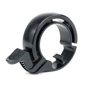 日本正規品 KNOG(ノグ)自転車 ベル Oi CLASSIC BELL リング型(内径:23.8-31.8mm) LARGE ブラック |2年保証|