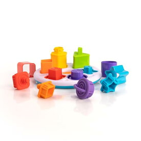 ファットブレイン(Fat Brain Toys) Fat Brain Toys 赤ちゃんおもちゃ プラグジー 指先知育 型はめ FA341-1 正規品