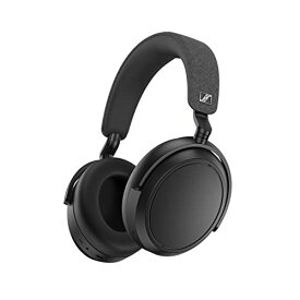 ゼンハイザー(Sennheiser) ワイヤレスヘッドホン bluetooth MOMENTUM 4 Wireless ブラック 高性能ドライバー ノイズキャンセリング 60時間再生 タッチパネル 低遅延 aptX Adaptive マルチポイント