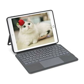 Rucceko iPad 第9/8/7世代 キーボード付きケース pro 10.5 air3 10.2/10.5インチアイパッド対応 磁気吸着 大きい高精度タッチパッド JIS日本語配列 bluetooth5.3キーボード ワイヤレス 2台のiPad