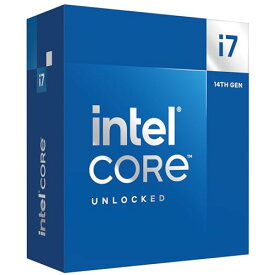 intel 第14世代 CPU Core i7-14700K (アンロック版 GPU機能付き) 20コア/28スレッド 最大周波数 5.6GHz LGA1700 日本国内正規品 BX8071514700K