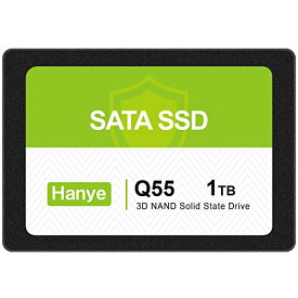 Hanye 1TB 内蔵型SSD 2.5インチ 7mm SATAIII 6Gb/s 550MB/s 3D NAND採用 アルミ製筐体 正規代理店品 国内3年保証