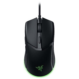 Razer レイザー Cobra ゲーミングマウス 58g 軽量 コンパクト つかみ持ち/つまみ持ちにフィット 有線 第3世代 Razer オプティカルマウススイッチ 没入感を高めるアンダーグロー Chroma ライティング 8500 DPI オプティ