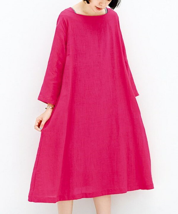 楽天市場 カット済 型紙 Bt132 肩マチつきaラインワンピース S M L Ll 縫い代付き 実物大 ピリピリ離してすぐ裁断 型紙 パターン ハンドメイド カンパニー