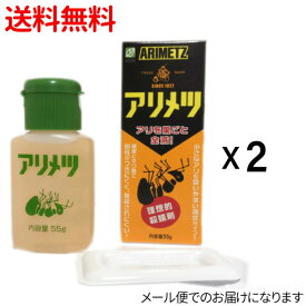 アリメツ皿付き 55g ★2個セット＜メール便送料無料＞　蟻退治　アリ対策