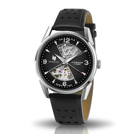 671573【自動巻き】LIP / リップ ヒマラヤ 40mm オートマチック サンドグラス ブラック ブラック レザー 正規取扱店 時計 腕時計 メンズ