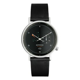 KOM-W4030【正規取扱店】KOMONO/コモノ ワルサー レトログレード - ブラック 時計 腕時計 メンズ