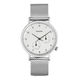 KOM-W4020 【正規取扱店】KOMONO/コモノ ワルサー - シルバー メッシュ 時計 腕時計 メンズ