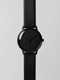 【日本製】sazare / サザレ　SK01 SS ブラック ミラー フィニッシュ ブラックダイヤル ブラック シープスキン レザー 01.06.00　時計 腕時計 レディース メンズ
