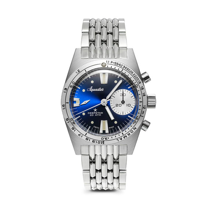 楽天市場】AQUASTAR アクアスター ディープスター 2022 39mm クロノ 