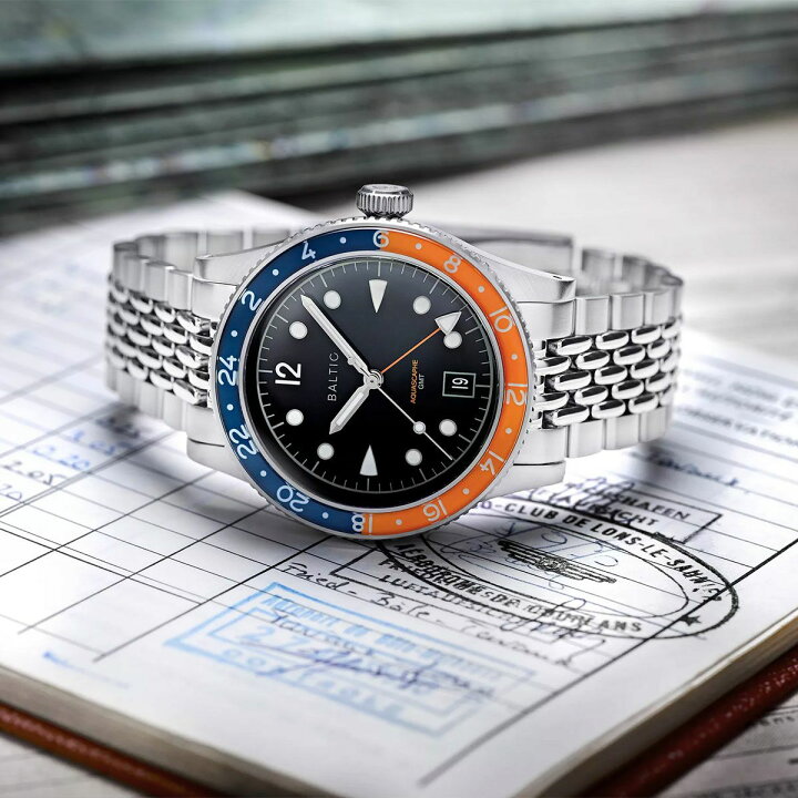 楽天市場】バルチック BALTIC WATCHES アクアスカーフ GMT オレンジ 