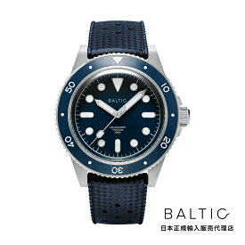 バルチック BALTIC WATCHES アクアスカーフ チタニウム41 ブルー トロピックラバーベルト メンズ 男性用 腕時計