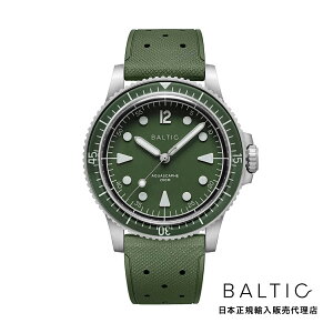 BALTIC WATCHES / �o���`�b�N �A�N�A�X�P�[�v Aquascaphe MK2 Green 39.5mm ���o�[�X�g���b�v