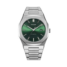 D1 MILANO 日本公式ストア 腕時計 メンズ 自動巻き ブランド D1ミラノ ディーワンミラノ オートマティコ グリーン ダイアル オートマチック 日付 デイト 緑 緑文字盤 シルバー
