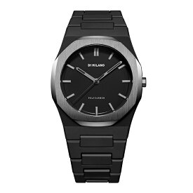 D1 MILANO 日本公式ストア 腕時計 メンズ ブランド D1ミラノ ディーワンミラノ スペースグレイ ブラック 黒 黒文字盤