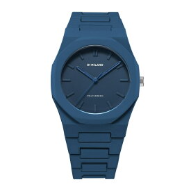 D1 MILANO 日本公式ストア 腕時計 メンズ ブランド D1ミラノ ディーワンミラノ ポリカーボン カラーブロック ネイビーブルー ブルー 青 青文字盤