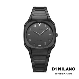 D1 MILANO 日本公式ストア 腕時計 メンズ ブランド ディーワンミラノ スクエア - ボルカニックグレー