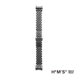 H&#186;M"S' WatchStoreオリジナル コーニッシュ ヘリテージクロノグラフ用 ライスブレスレット ステンレススチール 腕時計用 替えベルト バンド