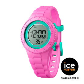 【楽天SS★40％OFF】アイスウォッチ【ICE-WATCH】ICE digit アイス デジット ピンクターコイズ（スモール）