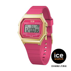 ICE-WATCH / アイスウォッチ ICE digit retro ラズベリーシャーベット スモール