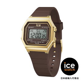 ICE-WATCH / アイスウォッチ ICE digit retro ブラウンカプチーノ スモール