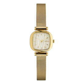 コモノ KOMONO 日本公式ストア 腕時計 レディース スクエア メッシュベルト マニーペニー ロイヤル ゴールド ホワイト 女性 白文字盤 正方形 小ぶり