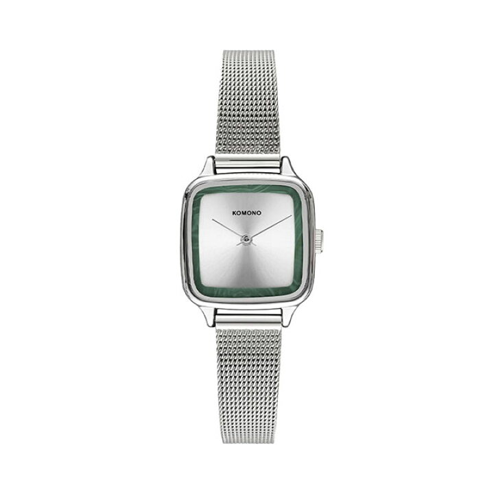 新品 コモノ KOMONO 腕時計 レディース メッシュ ベルト ホワイト