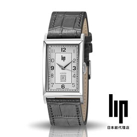 リップ LIP 日本公式ストア チャーチル T26 オートマチック グレー レザー クロコダイル 腕時計 メンズ ブランド