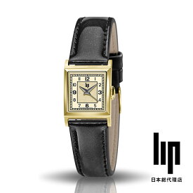リップ LIP 日本公式ストア チャーチル C18 ゴールド ブラックレザー 腕時計 レディース ブランド