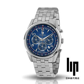 リップ LIP 日本公式ストア ヒマラヤ 40MM クロノグラフ ダークブルー ステンレススチール 腕時計 メンズ ブランド