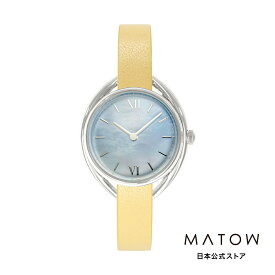 マトウ MATOW 公式ストア 日本総代理店 腕時計 SHIKI ROUND SILVER 勿忘草 / HARU ミモザ レディース 腕時計 ソーラー ウォッチ 女性 小ぶり